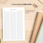 Hybrid Tagesplaner: Berry Edition (6 Monate, A5+, undatiert)