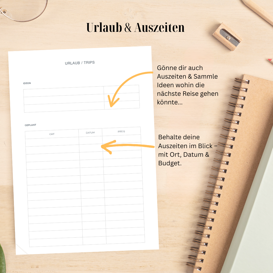 Hybrid Tagesplaner: Berry Edition (6 Monate, A5+, undatiert)