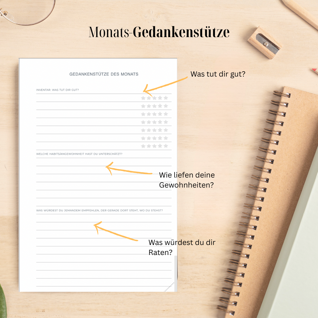 Hybrid Tagesplaner: Türkis Edition (6 Monate, A5+, undatiert)