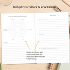 Hybrid Tagesplaner: Berry Edition (6 Monate, A5+, undatiert)