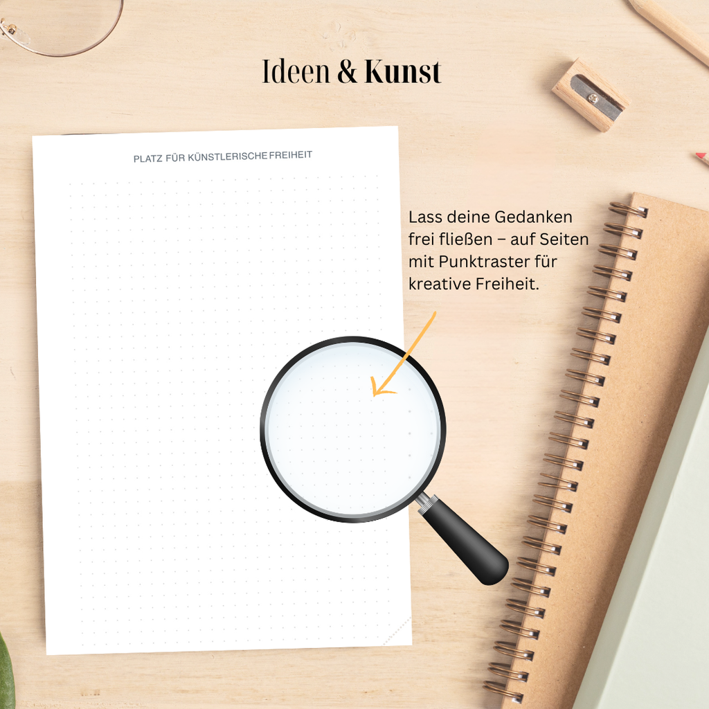 Hybrid Tagesplaner: Berry Edition (6 Monate, A5+, undatiert)