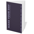 Hybrid Tagesplaner: Berry Edition (6 Monate, A5+, undatiert)