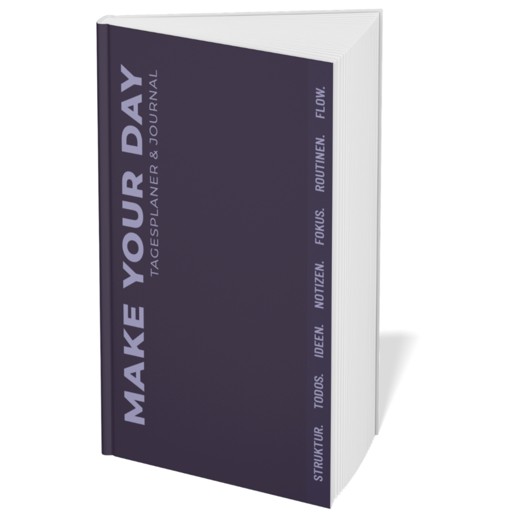 Hybrid Tagesplaner: Berry Edition (6 Monate, A5+, undatiert)